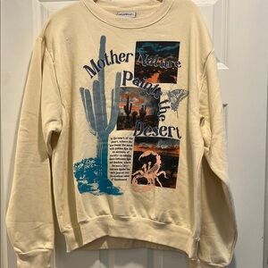 Modern Lux Off-White Cozy Sweatshirt